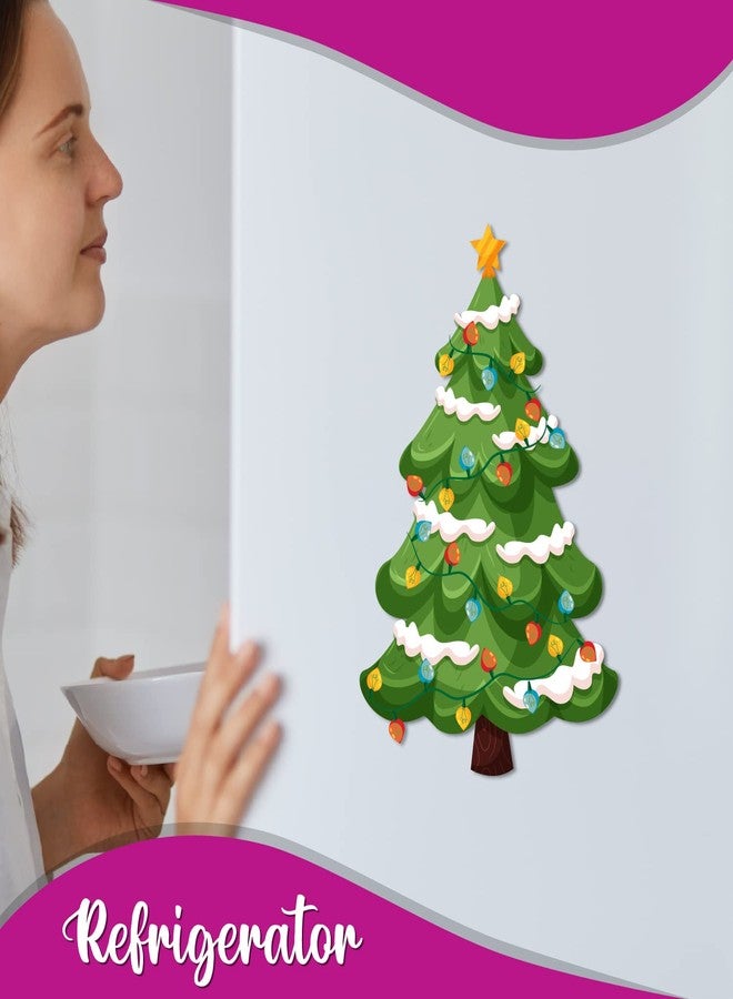 Bhai Please Christmas Tree Wooden Fridge Magnet (Pack of 1) | Festive Wooden Magnet for Fridge, Office, Hampers & Secret Santa Gifting | Premium Christmas Gift & Holiday Decoration | (3 Inch) - Image 4